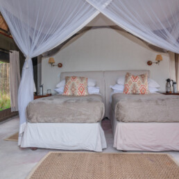 Room view in Royal Zambezi Lodge, Zambia.